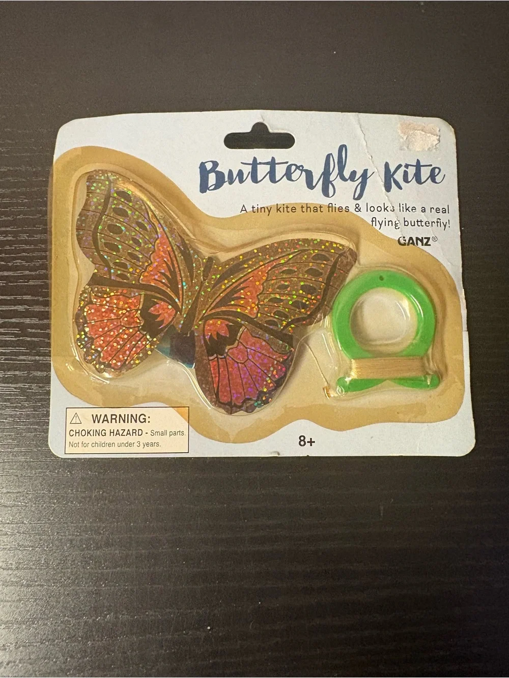 GANZ Butterfly Kite Holographic Mini Flying Outdoor Toy NWT